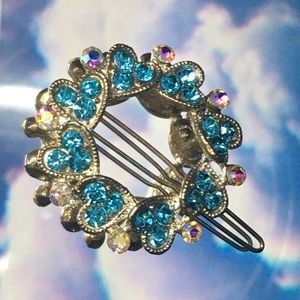 Blue & Silver Hair Pin